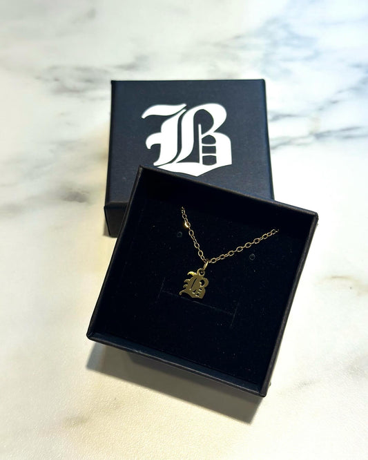 “BIG B” Logo Necklace