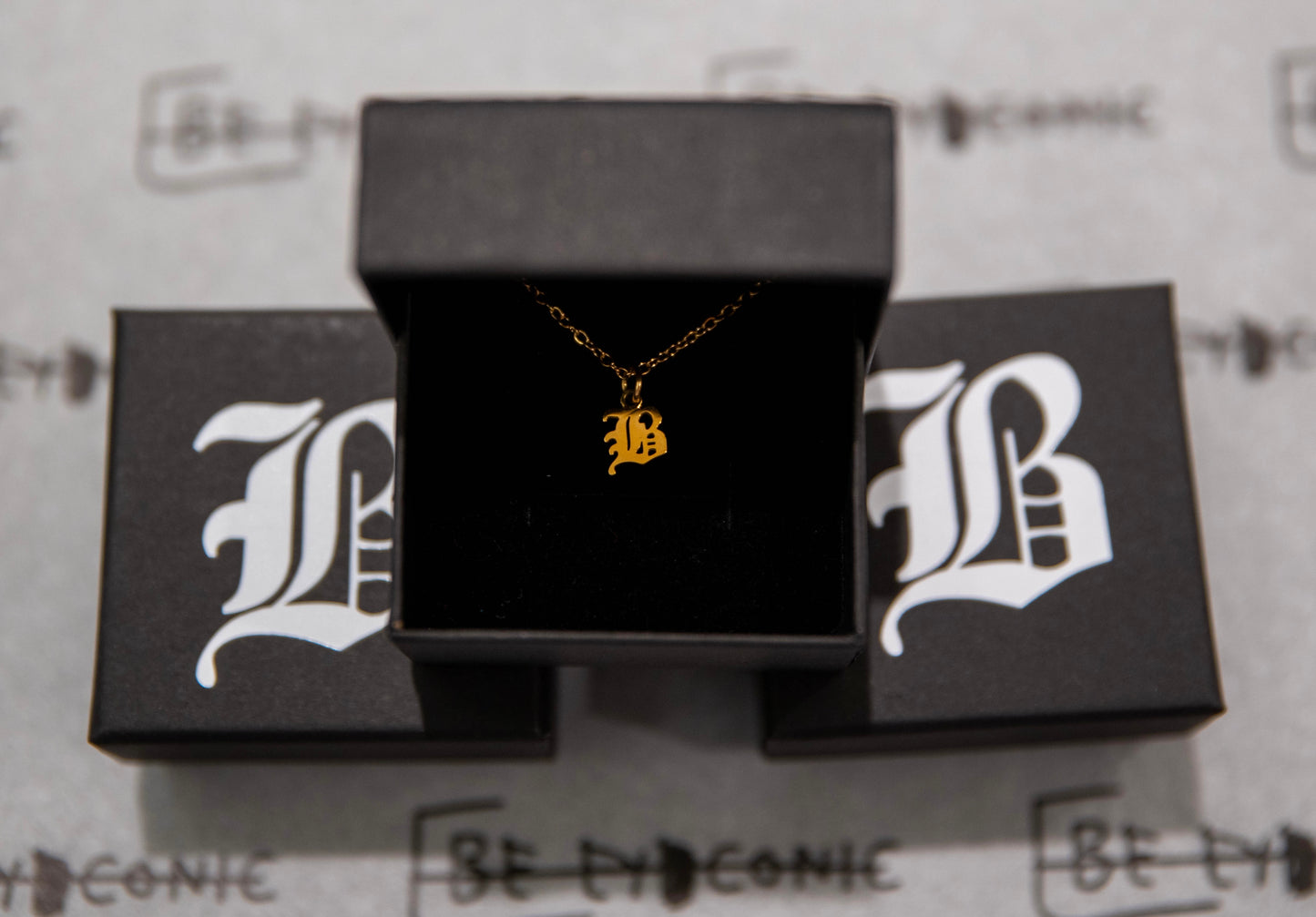 “BIG B” Logo Necklace