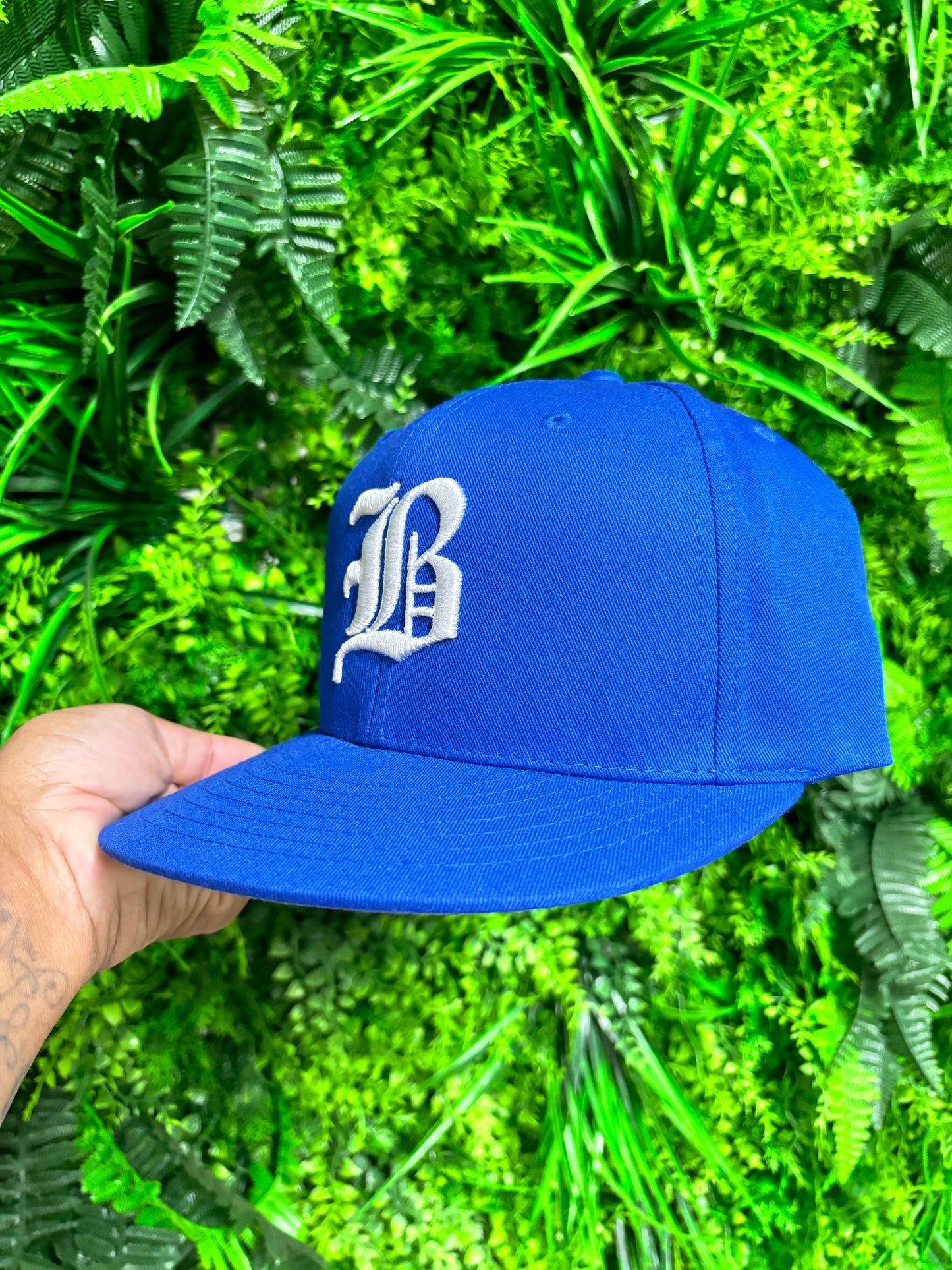 “BIG B” BeEyeConic Snapback In Dodger Blue