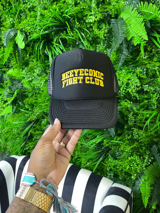 BeEyeConic Fight Club Trucker : BLACK