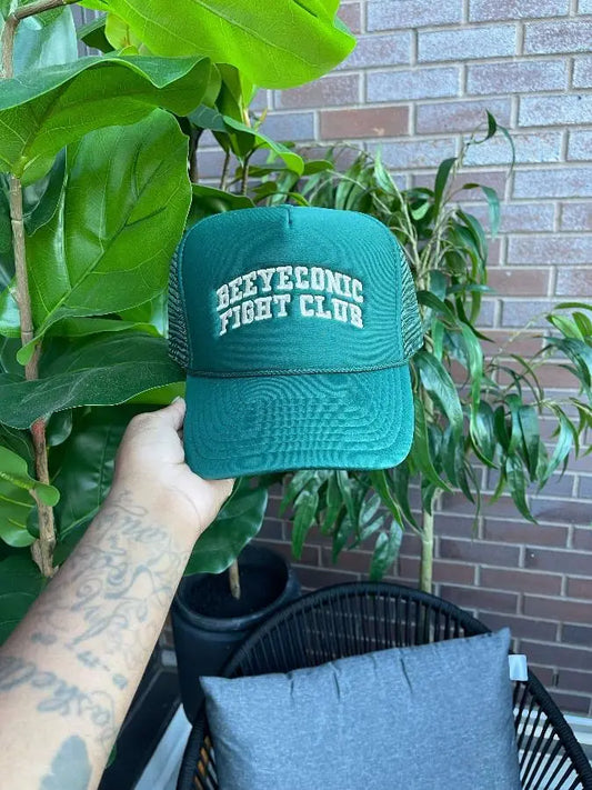 BeEyeConic Fight Club Trucker : GREEN