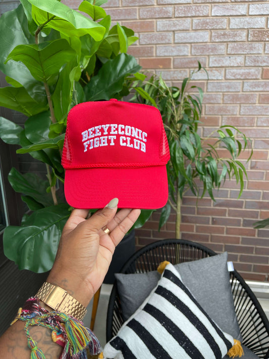 BeEyeConic Fight Club Trucker : RED